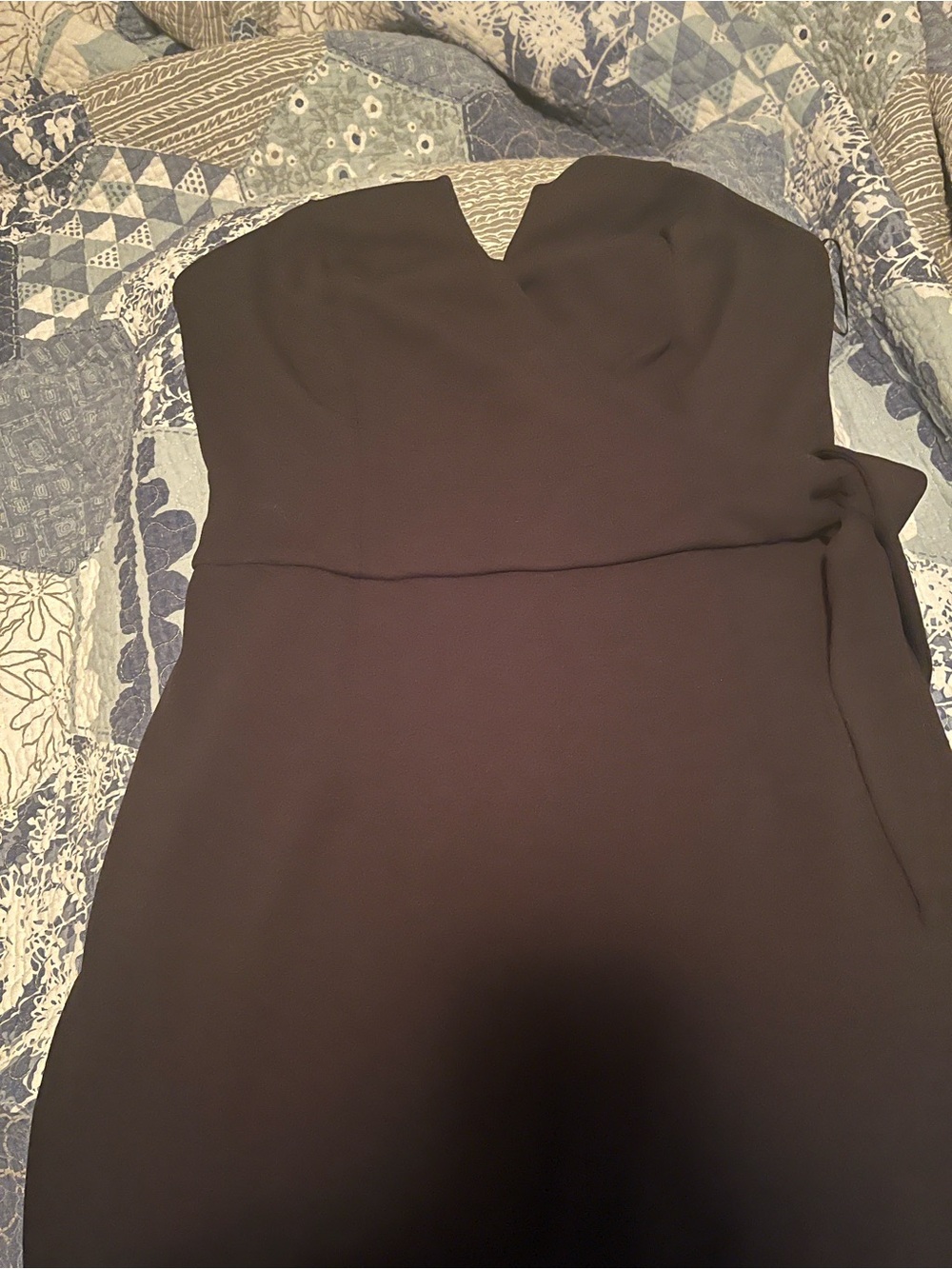 Strapless Black Women’s Cocktail jumpsuit